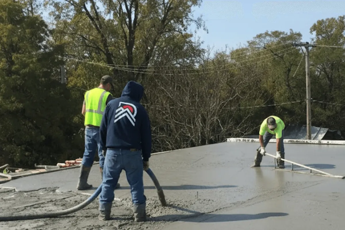 Lightweight Concrete Roof