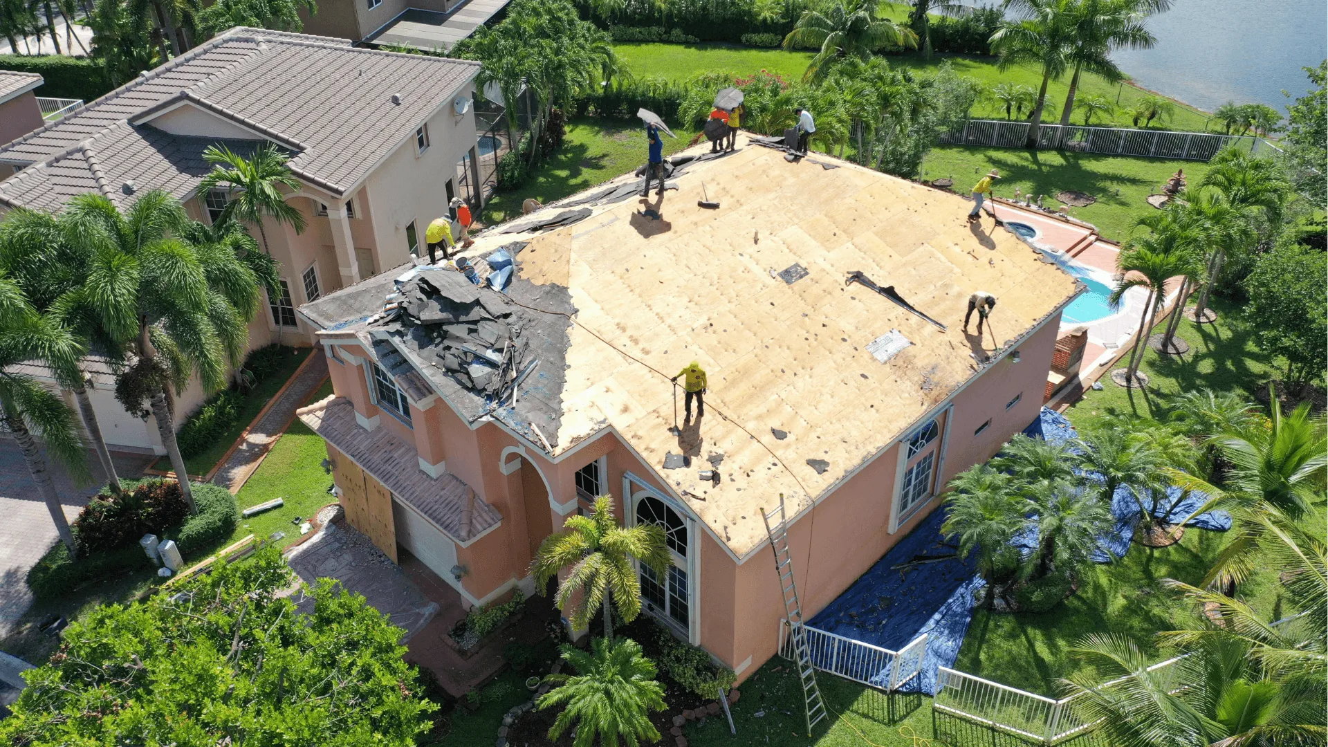 Professional roofing services in Dania Beach, Broward County, Florida