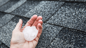 Hail damage roof miami